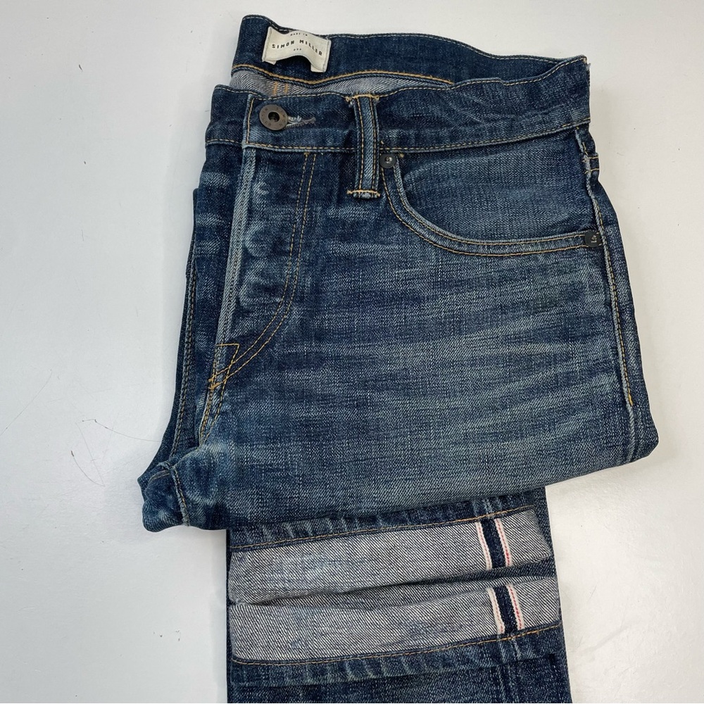 Simon Miller Selvedge Men Jeans M002 Hyperion Slim Denim sz 29x32